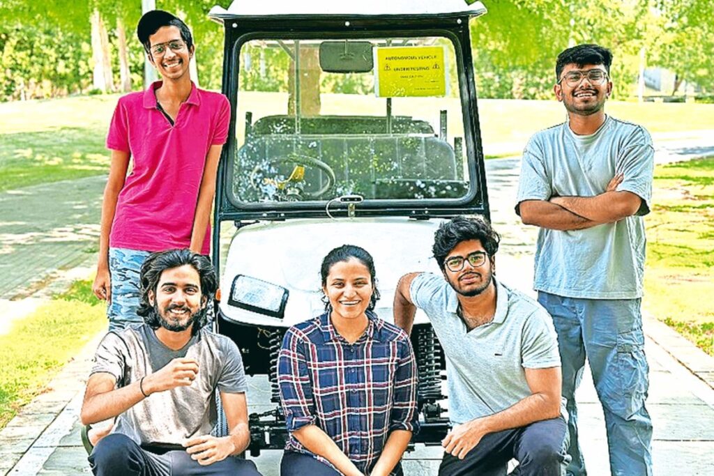 10 Students from IIT Gandhinagar Develop Fully Automated Driverless Vehicle
